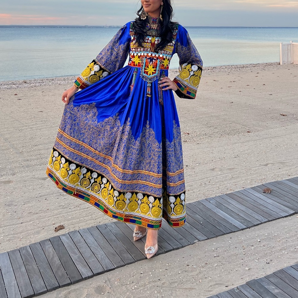 Afghan Traditional Dress Afghan Maxi Dress Ghand Afghani Afghan Clothes